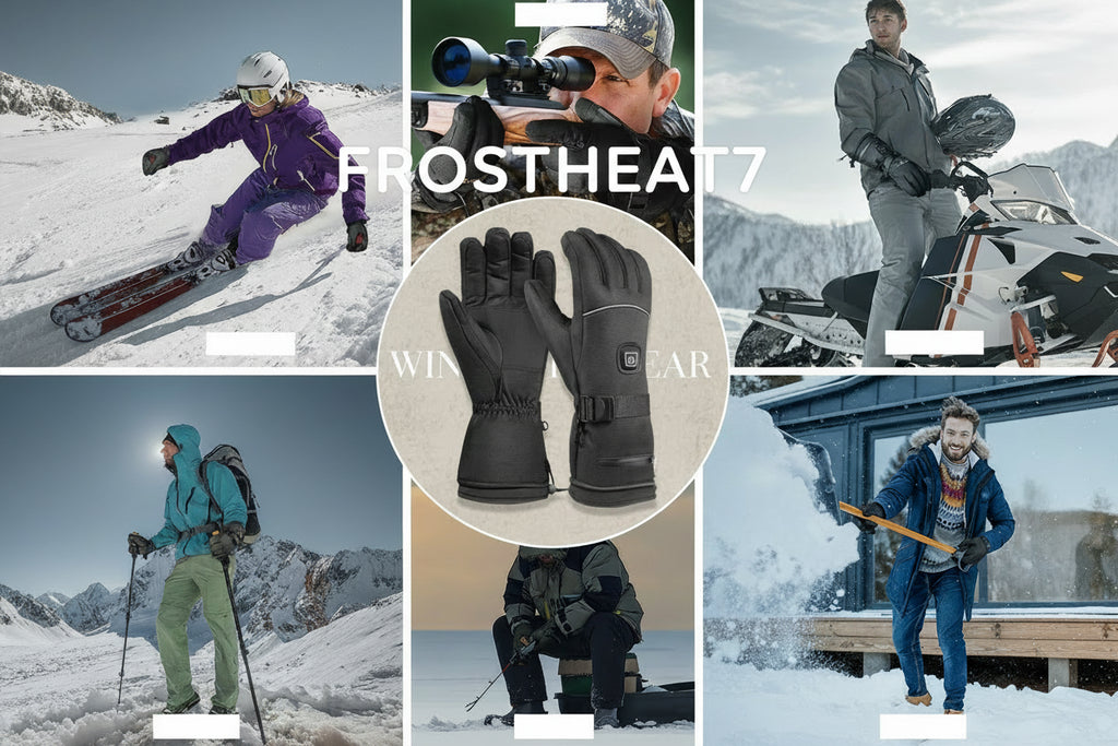Gants Chauffants USB Unisexes – Chaleur Intelligente pour Moto, Ski & Hiver Extrême